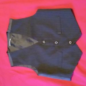 Pinstripe suit vest for baby